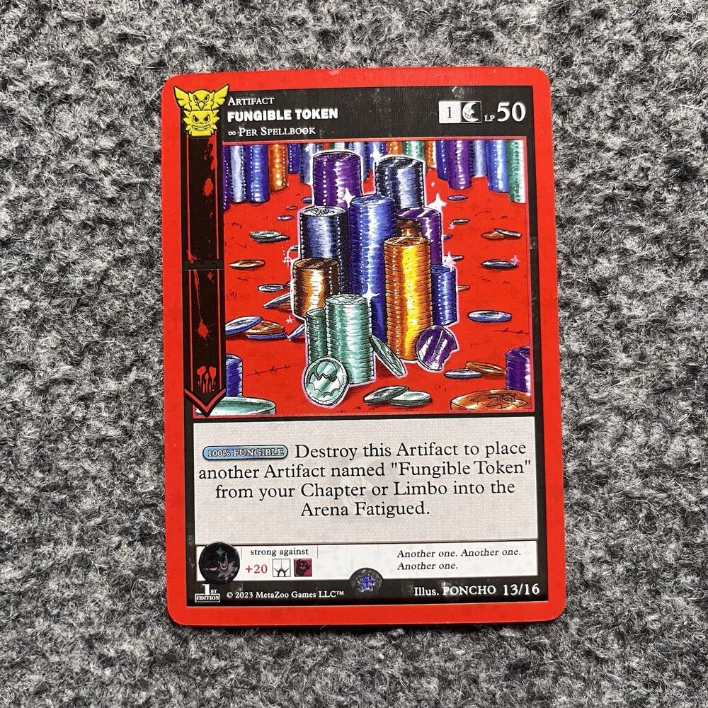 MetaZoo 30th Anniversary Fungible Token Non Holo Trading Card 13/16